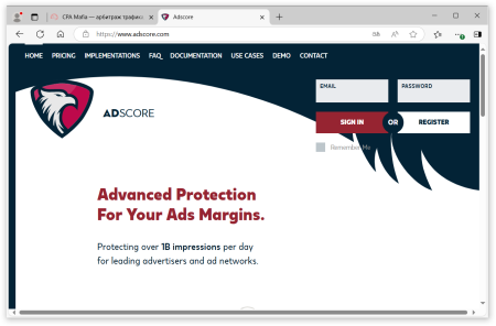 Онлайн-инструмент Adscore для защиты Popunder рекламы от ботового трафика | CPA Mafia