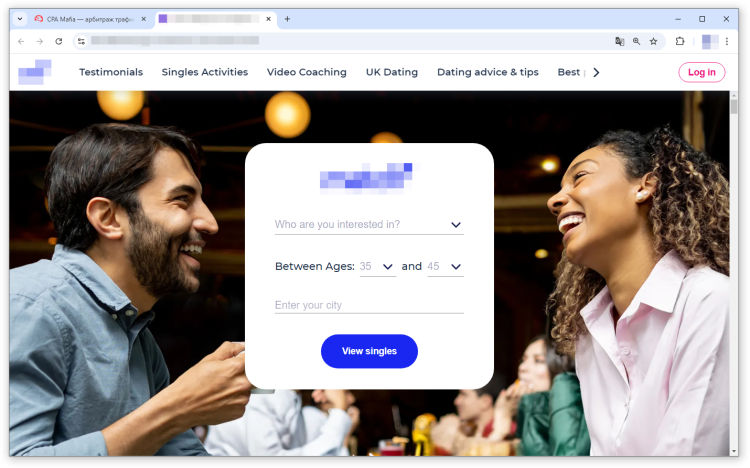 Dating сайт в классическом оформлении | CPA Mafia
