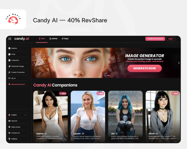 Популярный сервис Candy AI для ИИ-дейтинга | CPA Mafia