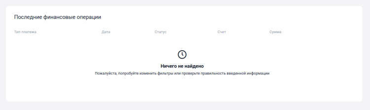 Раздел с недавними транзакциями на платформе Pay2.House | CPA Mafia