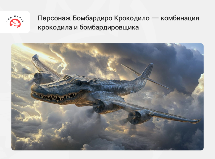 Бомбардиро Крокодило — топовый брейнрот-персонаж и лидер охватов в интернете | CPA Mafia