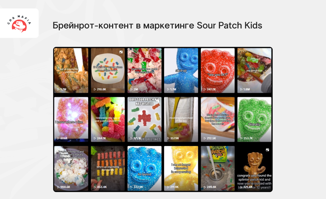 Видеоролики Sour Patch Kids в ТикТоке | CPA Mafia
