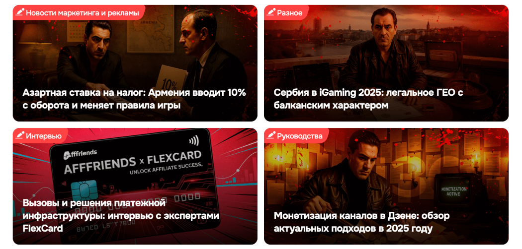 Примеры статей об арбитраже трафика на сайте | CPA Mafia