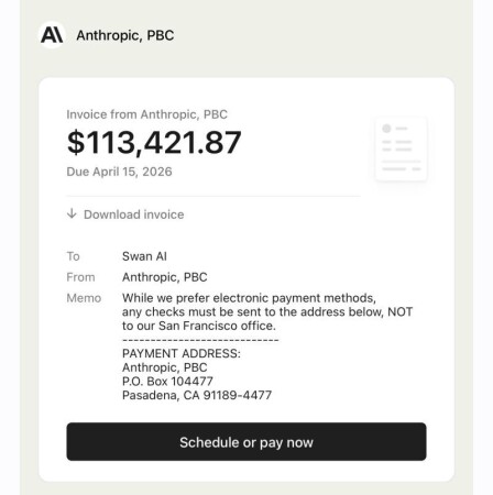 Команда из четырех человек потратила $113 тыс. на инструменты Anthropic за один месяц, сообщил Эймос Бар-Джозеф.
