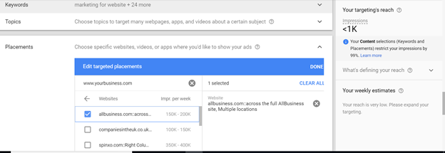 Увеличиваем охват с помощью Google Ads Display Planner